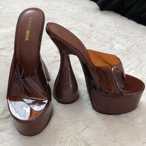 Fashion Nova platform shoes size 7.5